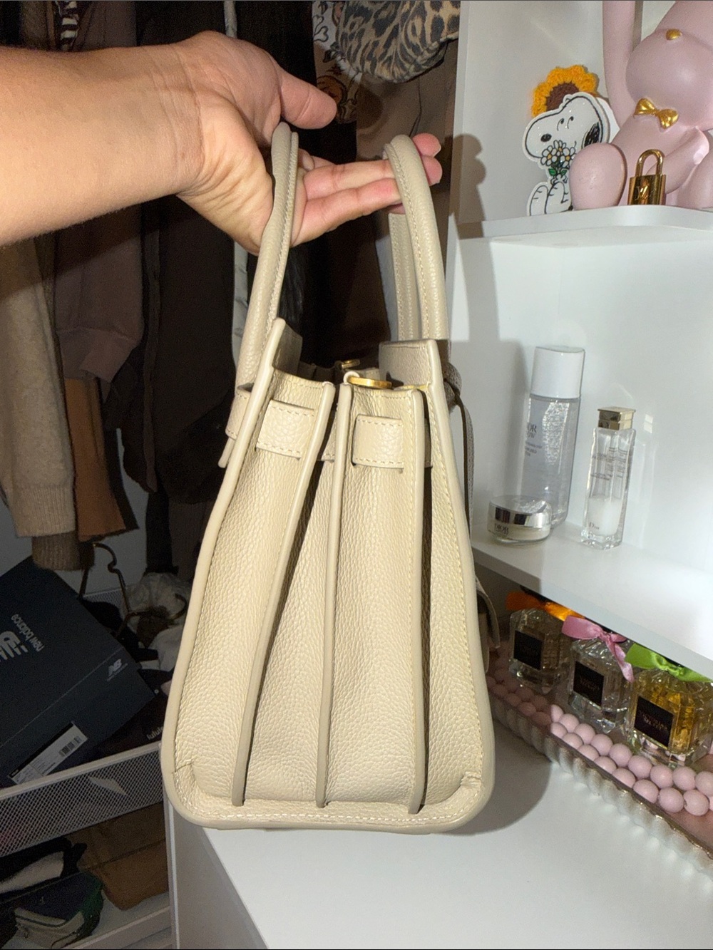 Saint Laurent Sac de Jour leather satchel Top handles with crossbody strap - Picture 4 of 13